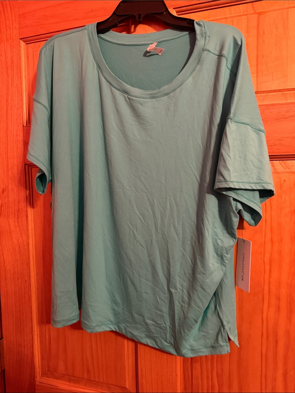 Yogalicious Seafoam Short Sleeve Relaxed Tee